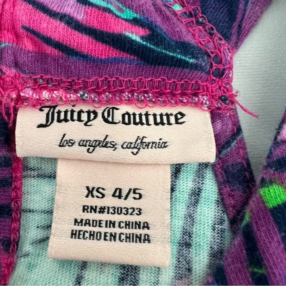 Juicy Couture Girls XS 4/5 palm sundress new‎ with tags